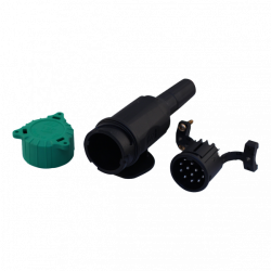 stekker 13 - polig , 13 PIN's kunststof 1 x tule Ø 8mm schroef contacten Menbers stekker 13 - polig , 13 PIN's kunststof 1 x tule Ø 8mm schroef contacten Menbers